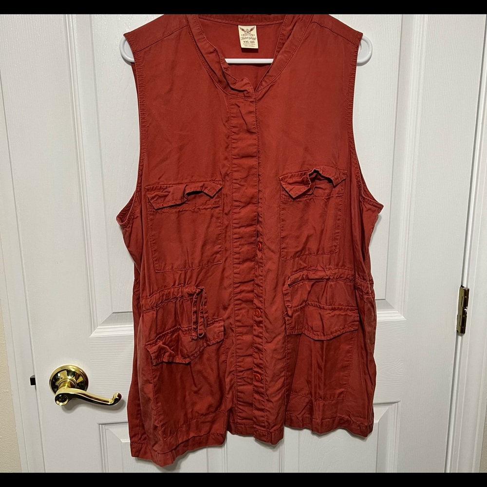 Rust color utility vest XXL (20)